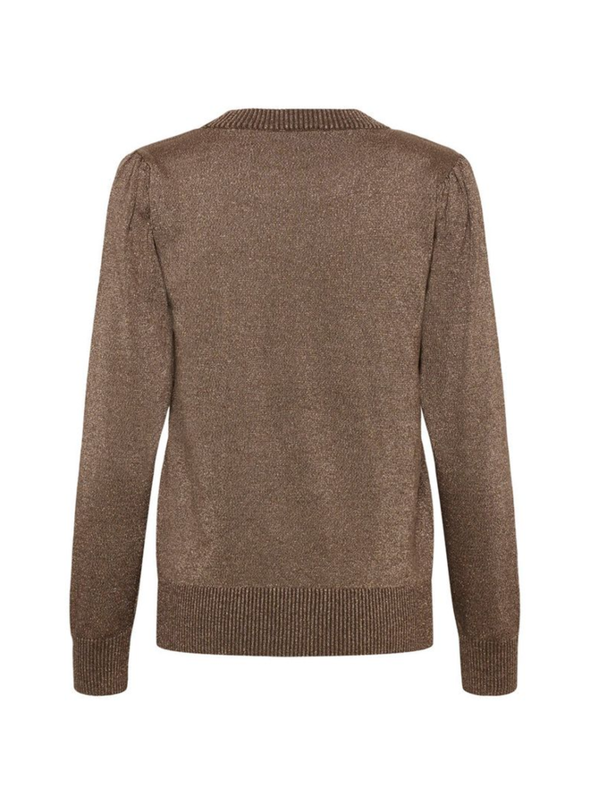 Trui MilaSZ Pofmouw Shimmer Major Brown Camel
