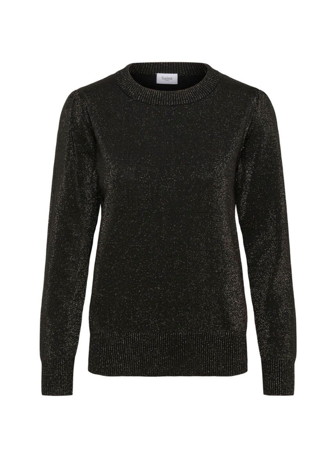 Trui MilaSZ Pofmouw Shimmer Black Grey