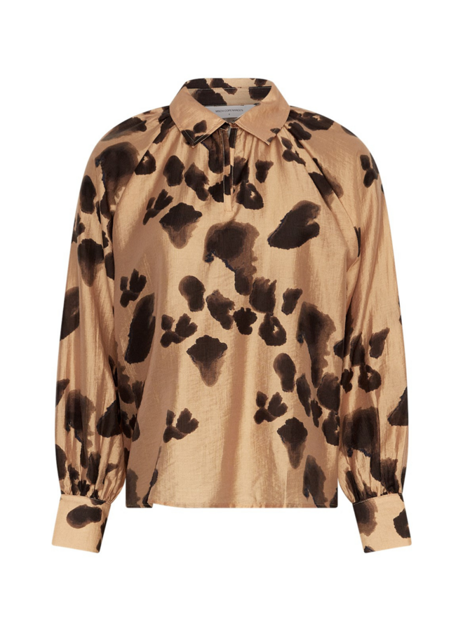 Blouse Nilla Romina Iced Coffee Leo