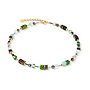 COEUR de LION ketting 3017/0500 Groen/Goud Verguld