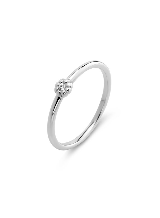 Melano Friends ring Livia Zilverkleurig