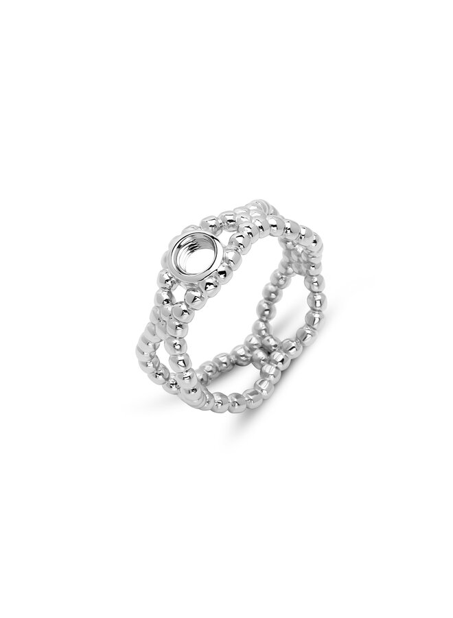 Melano Vivid ring Venus Zilverkleurig