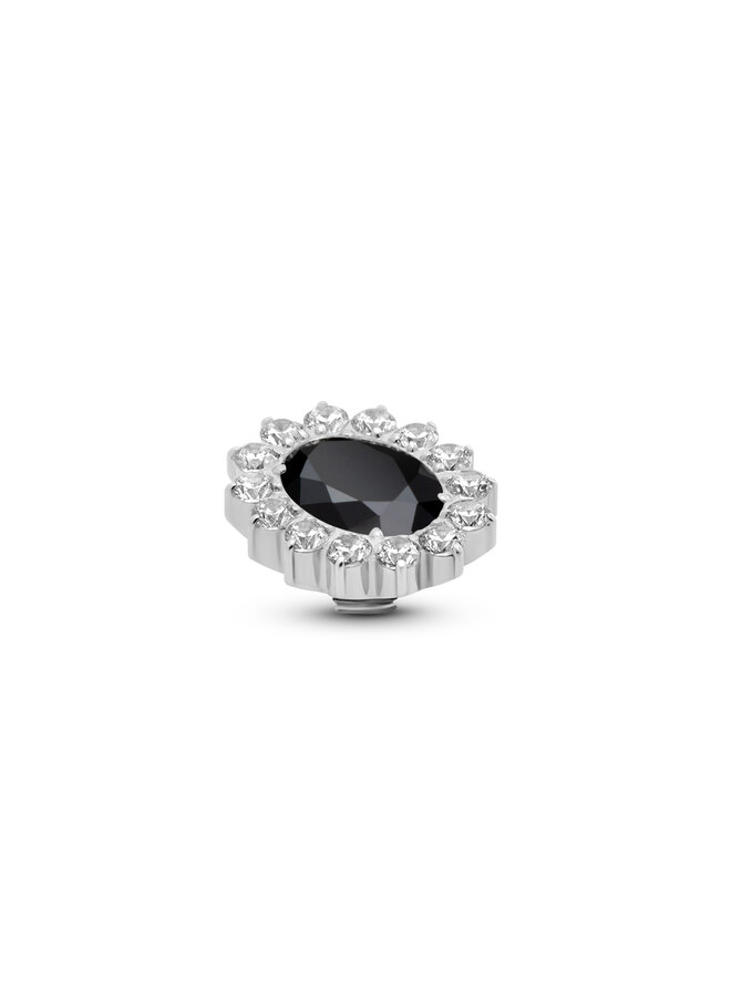 Melano Twisted meddy Dynasty Black Zilverkleurig