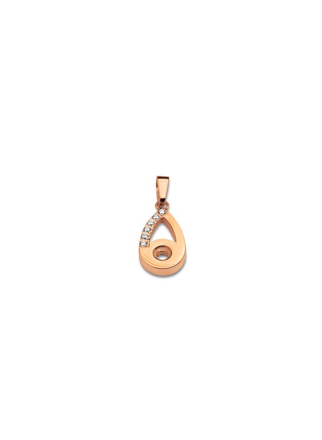 Melano Twisted hanger Tindra Crystal Rosékleurig