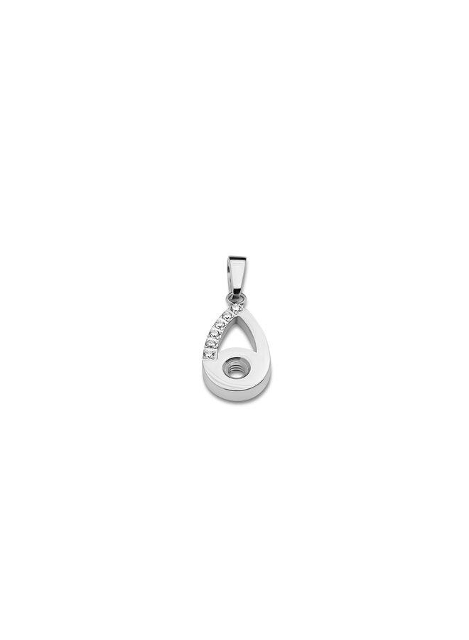 Melano Twisted hanger Tindra Crystal Zilverkleurig
