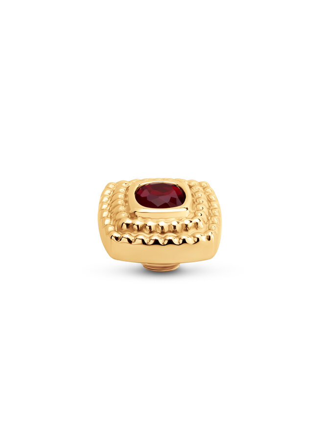 Melano vivid meddy Maze Cherry Goudkleurig