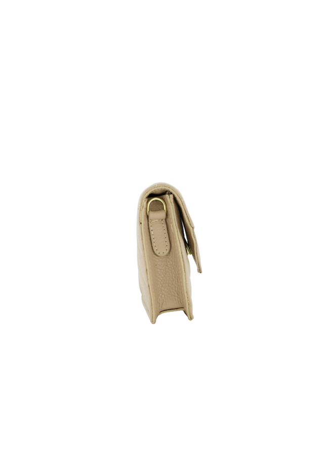 Jewelz tas Laurie Classic Grain Zand/Goudkleurig