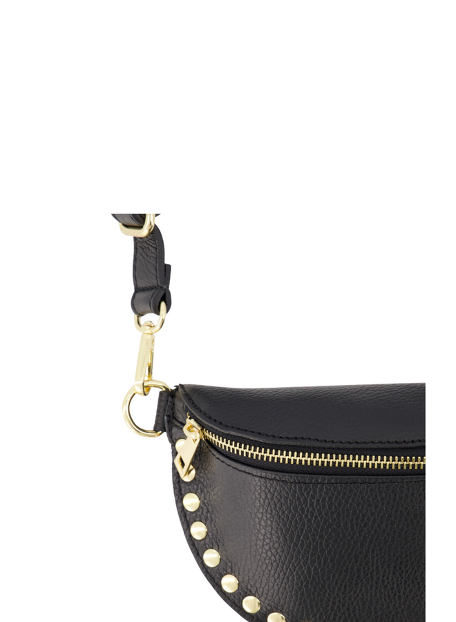 Jewelz tas Debby Classic Grain Zwart/Goudkleurig