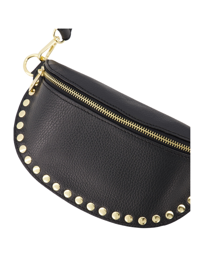 Jewelz tas Debby Classic Grain Zwart/Goudkleurig
