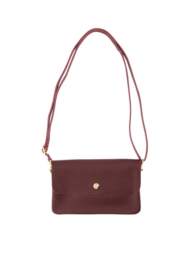 Jewelz tas Misa Classic Grain Bordeaux/Goudkleurig