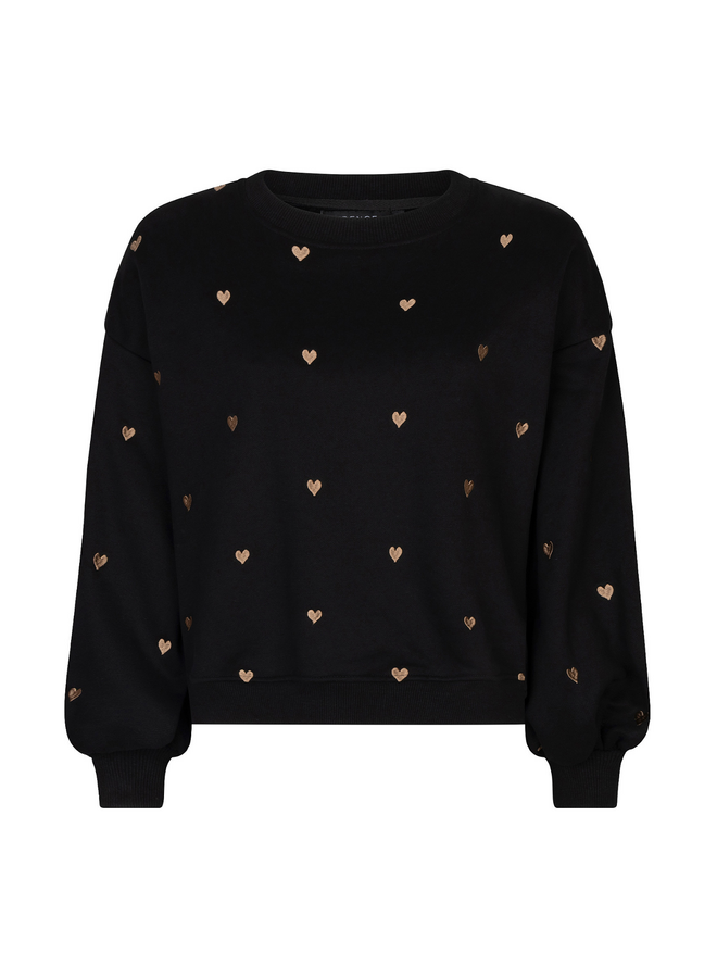 Sweater Hearts Black/Gold