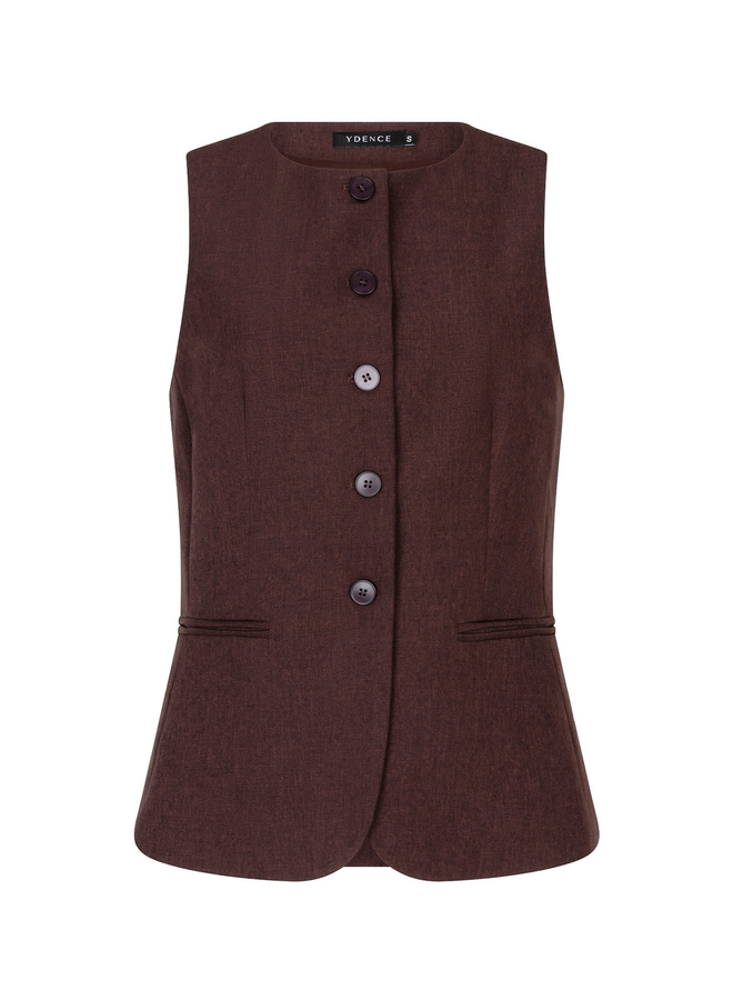 Gilet Mellie Brown