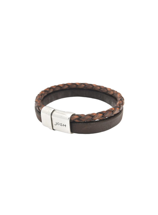 JOSH armband 09110/S Cognac
