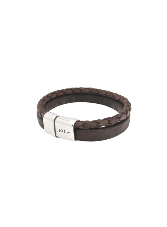 JOSH armband 09110/S Bruin