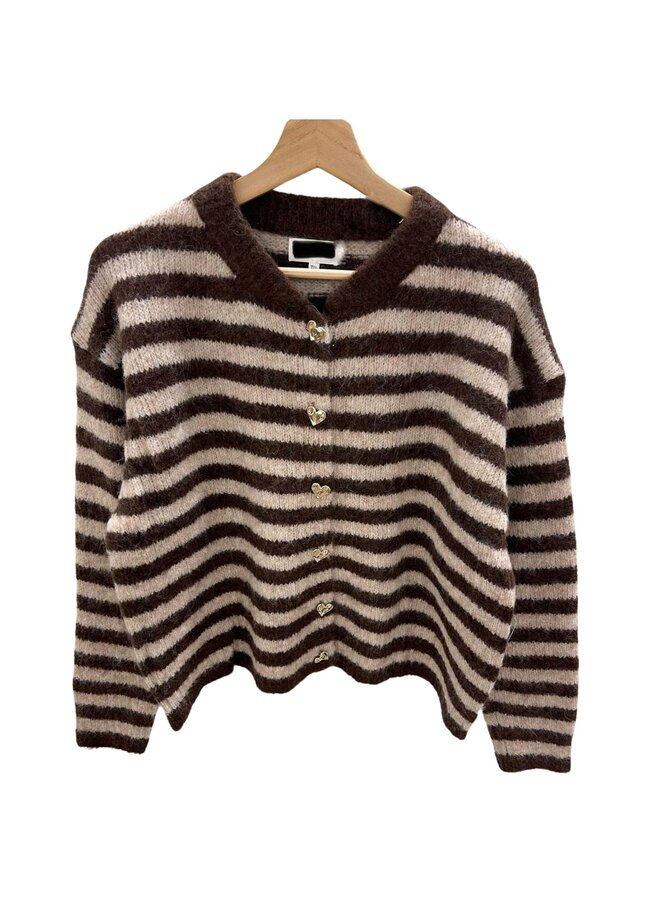 Vest Merel Bruin/Beige Onesize