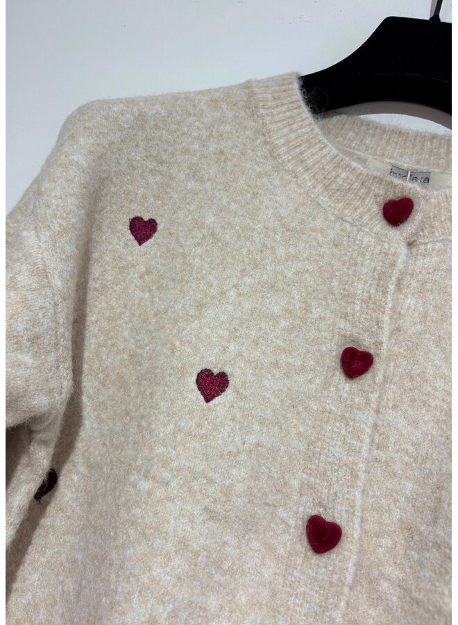 Vest Mira Beige/Bordeaux Onesize