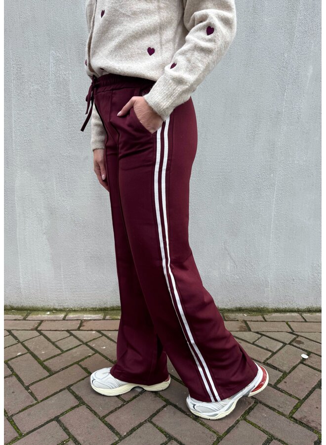 Broek Tess Donkerrood