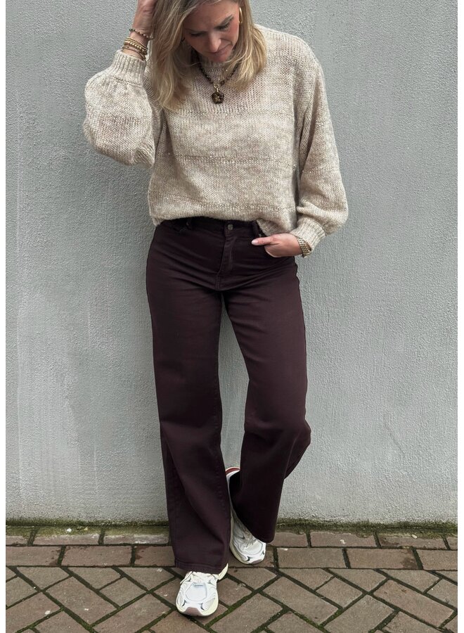 Jeans Charlie Donkerbruin