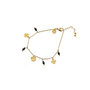 Day & Eve armband B56309-1 Zwart/Goudkleurig