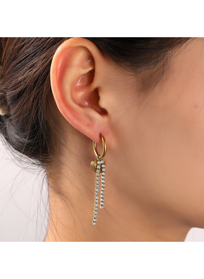 Day & Eve oorbellen E56128-2 Goudkleurig