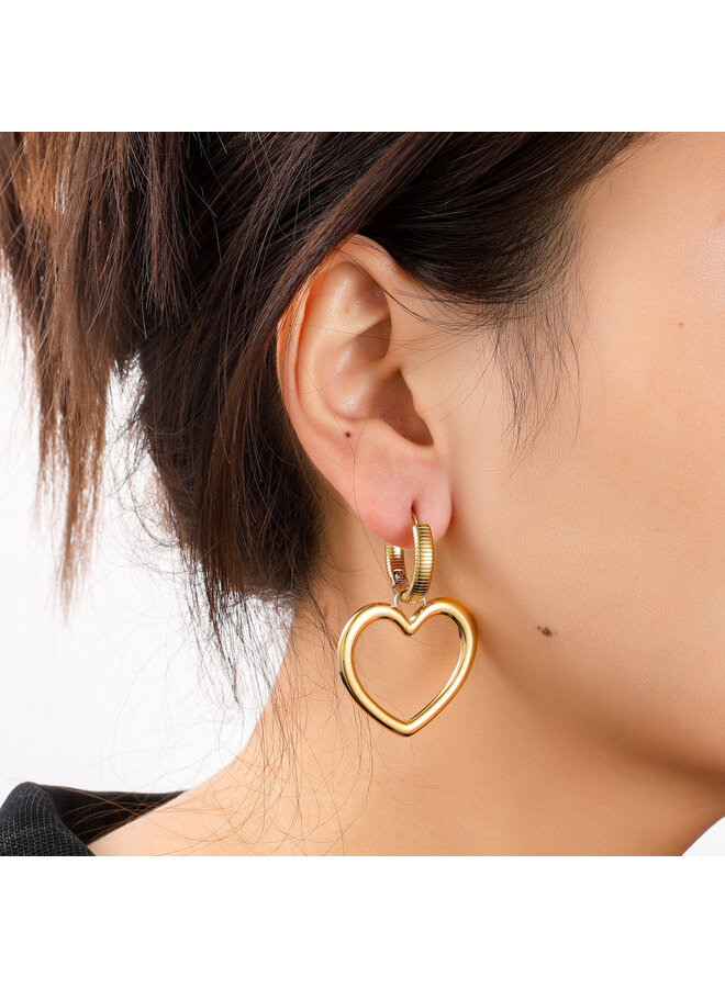 Day & Eve oorbellen E56274-2 Goudkleurig