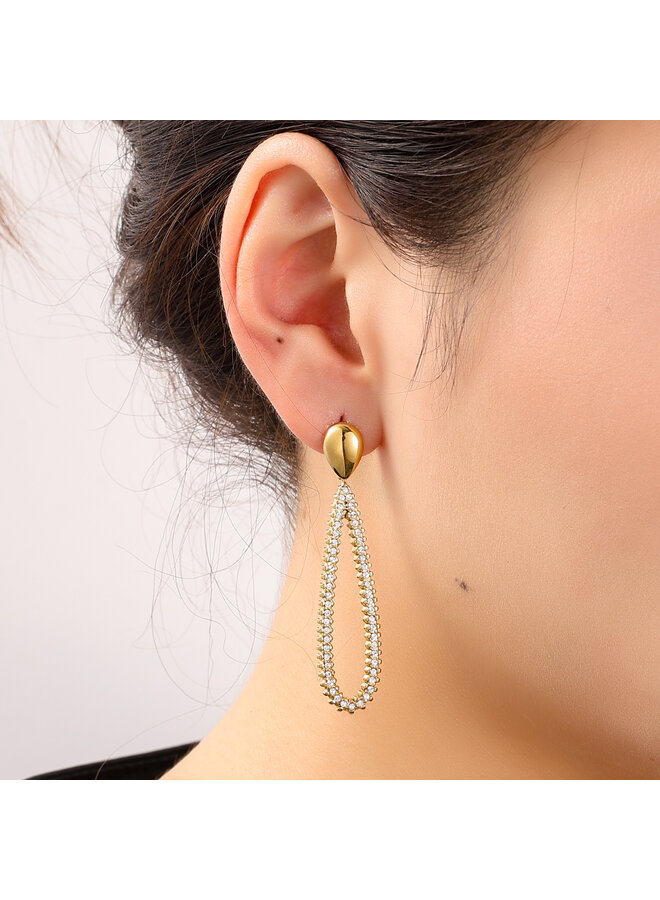 Day & Eve oorbellen E56435-2 Goudkleurig