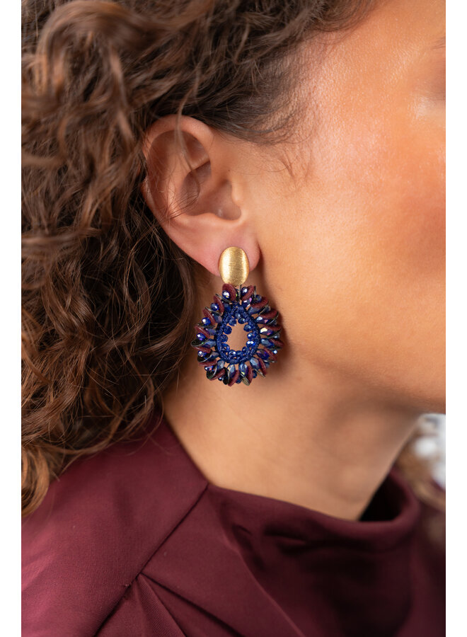 LOTT. oorbellen Robin S Future Dusk/Goud Verguld