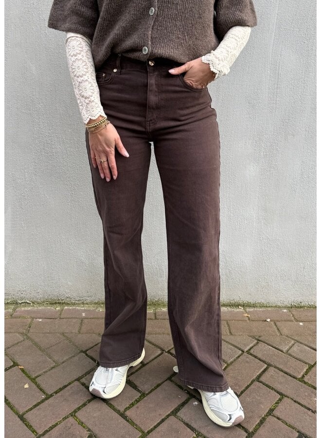 Jeans Rosa Donkerbruin