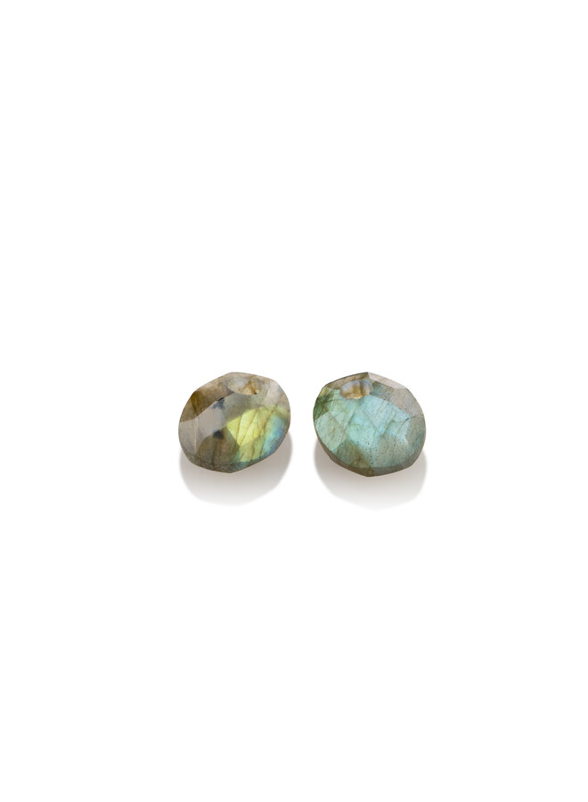 Sparkling Jewels oorbel Edelstenen Small Oval Labradorite