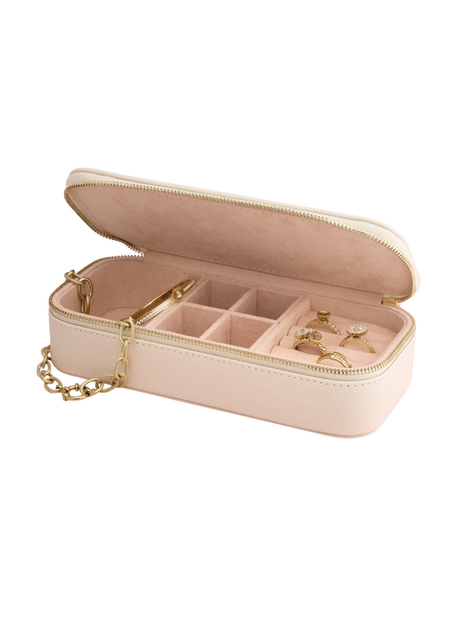 Melano Jewelry Case Crème/Goudkleurig