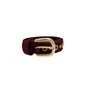 Elvy riem Suède 25370 Bordeaux/Goudkleurig