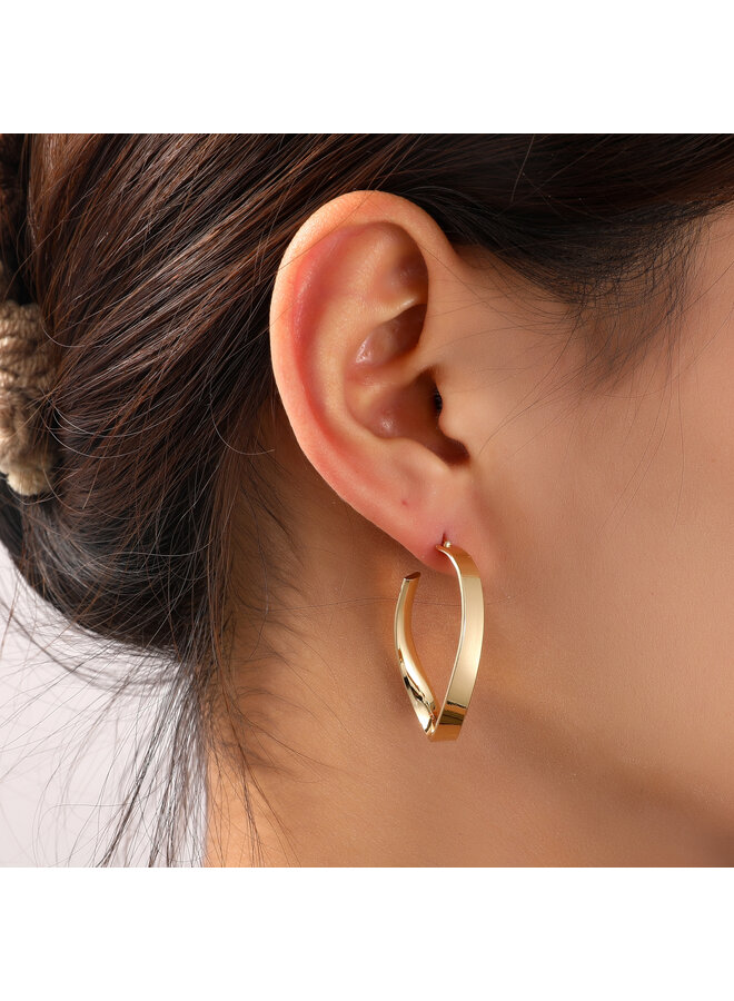 Day & Eve oorbellen E55061-2 Goudkleurig