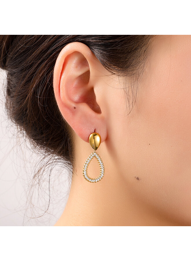 Day & Eve oorbellen E56433-2 Goudkleurig