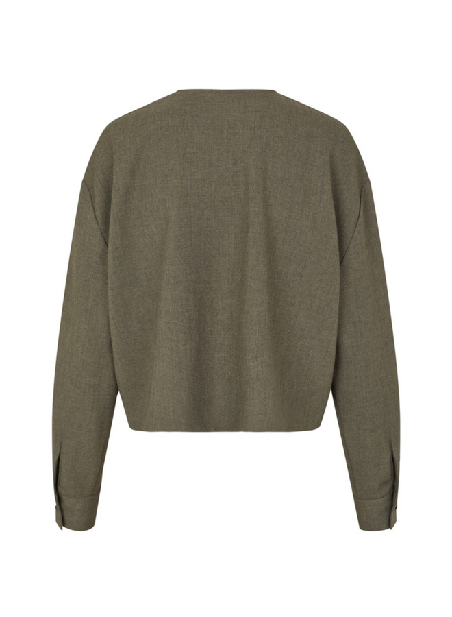 Blouse Lican-M Deep Green Melange