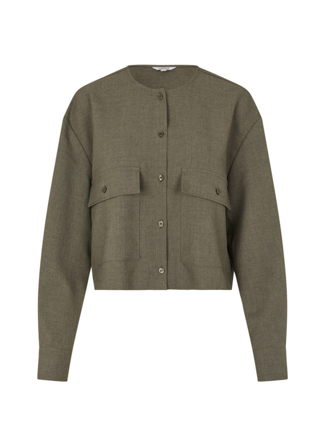 Blouse Lican-M Deep Green Melange