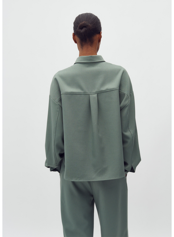 Blouse Levya-M Iceberg Green Melange