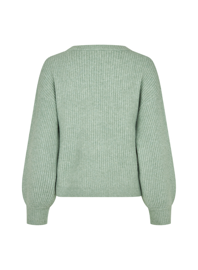 Trui Servin-M Iceberg Green Melange