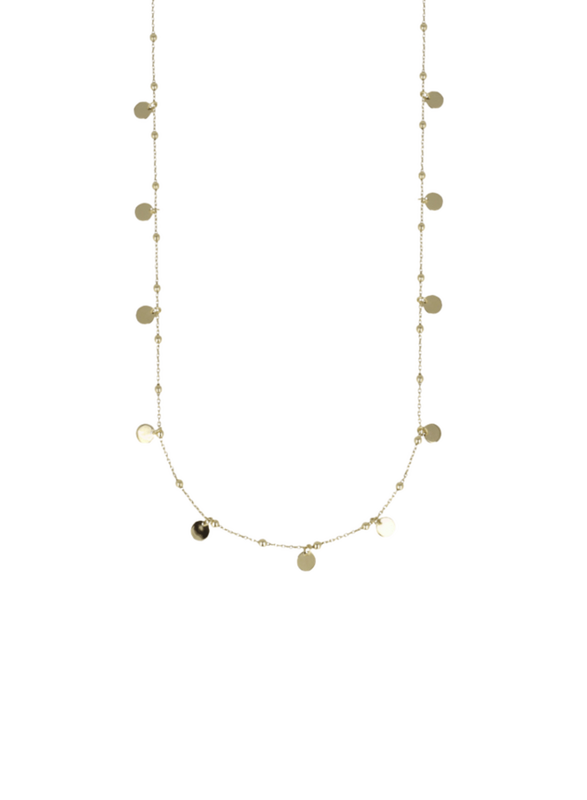 LOTT. ketting Rosary Charms Goud Verguld