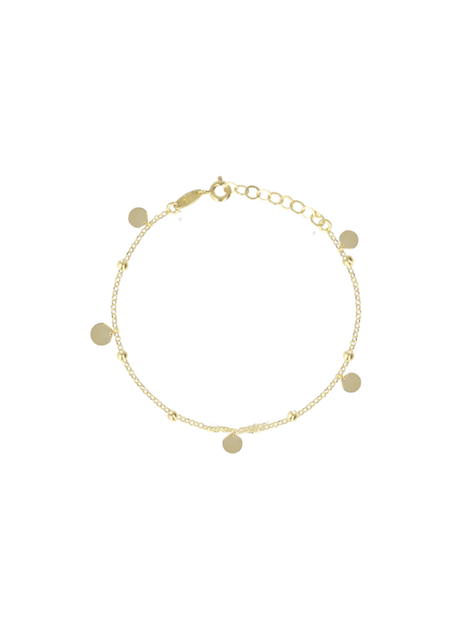 LOTT. armband Rosary Charms Goud Verguld