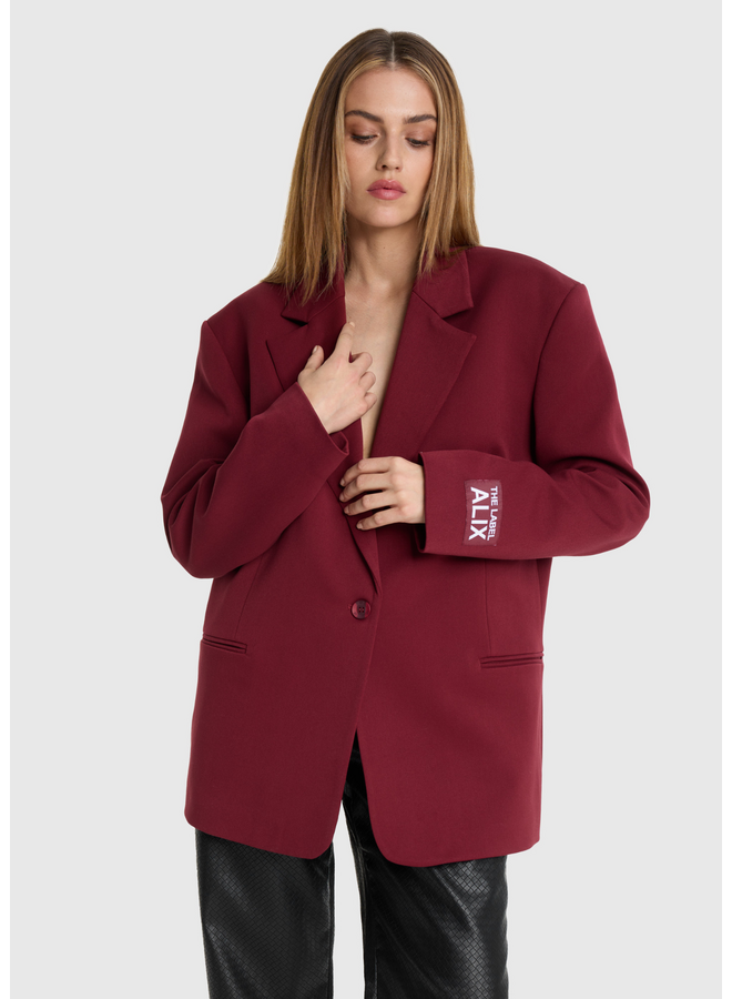 Blazer Oversized Bordeaux