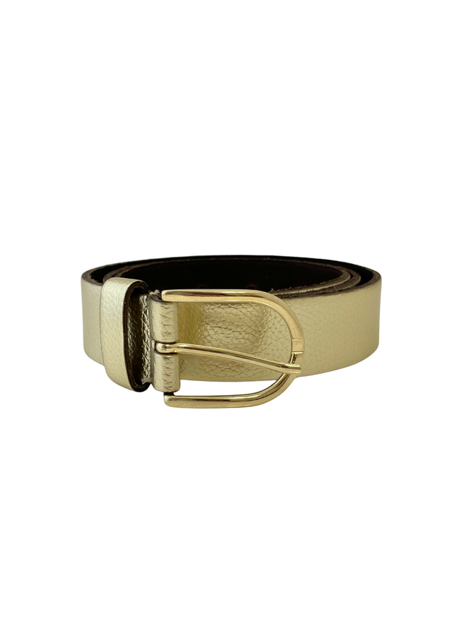 Elvy riem Metallic Bubble 30911 Champagne/Goudkleurig