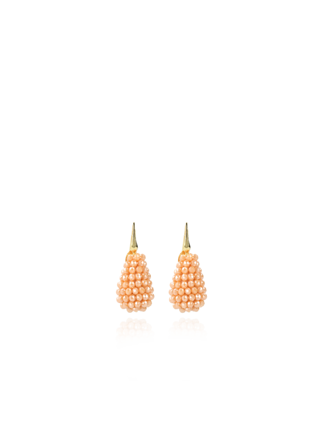 LOTT. oorbellen Amy Kegel S Peach/Goud Verguld