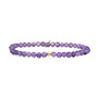 Sparkling Jewels armband Saturn Small Amethyst Goudkleurig