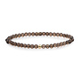 Sparkling Jewels armband Saturn Small Smoky Quartz Goudkleurig