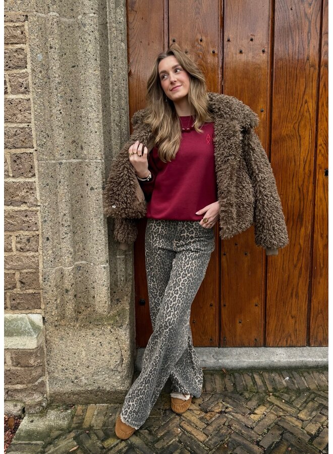 Sweater ALIX Bordeaux