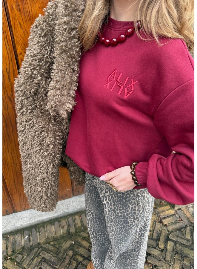 Sweater ALIX Bordeaux