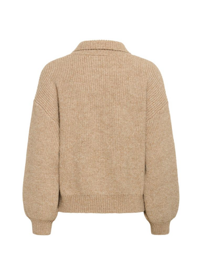 Trui OttolineSZ Polo Tannin Melange