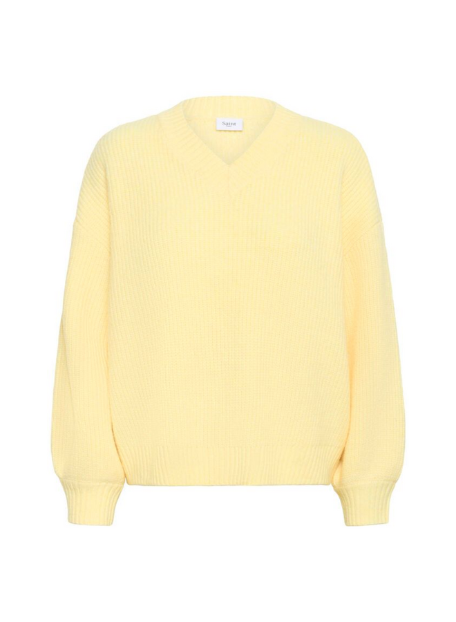 Trui OttolineSZ V-N Lemon Drop Melange