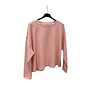 Top Liz Gestreept Koraal/Beige Onesize