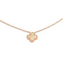 Melano Friends ketting Larissa Yellow Shell Rosékleurig